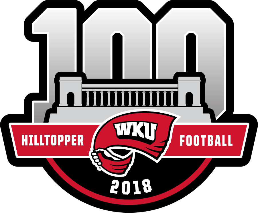 Western Kentucky Hilltoppers 2018 Anniversary Logo iron on transfers for T-shirts